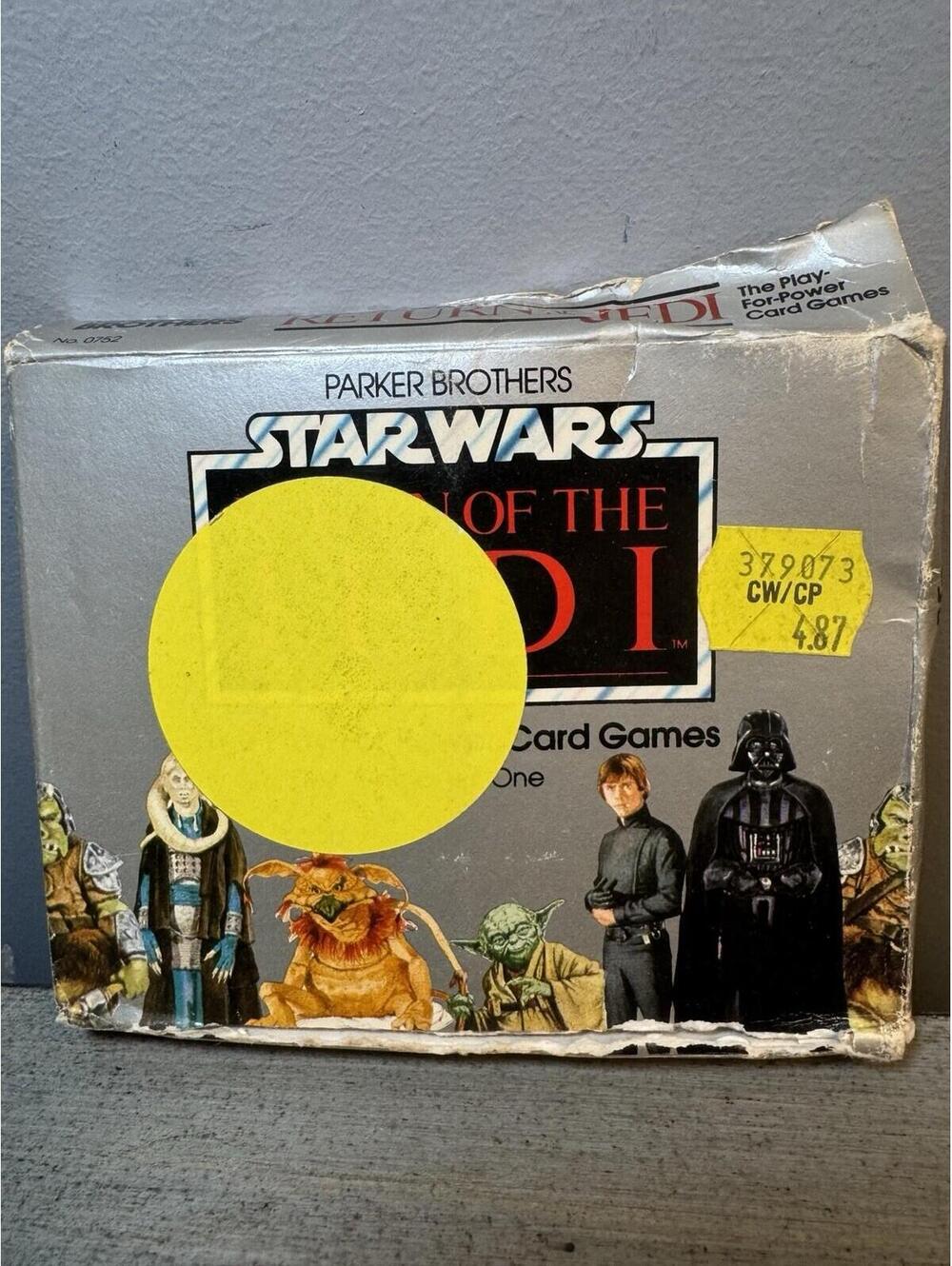 Vintage Parker Brothers Star Wars Return of the Jedi Card Game